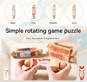 Wooden Animal Handbell Puzzle for Kids