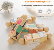Wooden Animal Handbell Puzzle for Kids